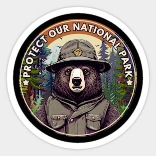 PROTECT OUR NATIONAL PARK Sticker